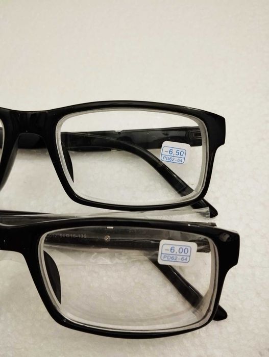 Очки для зрения с минусовыми диоптриями  от -0,5;  -0,75  до  -10,0