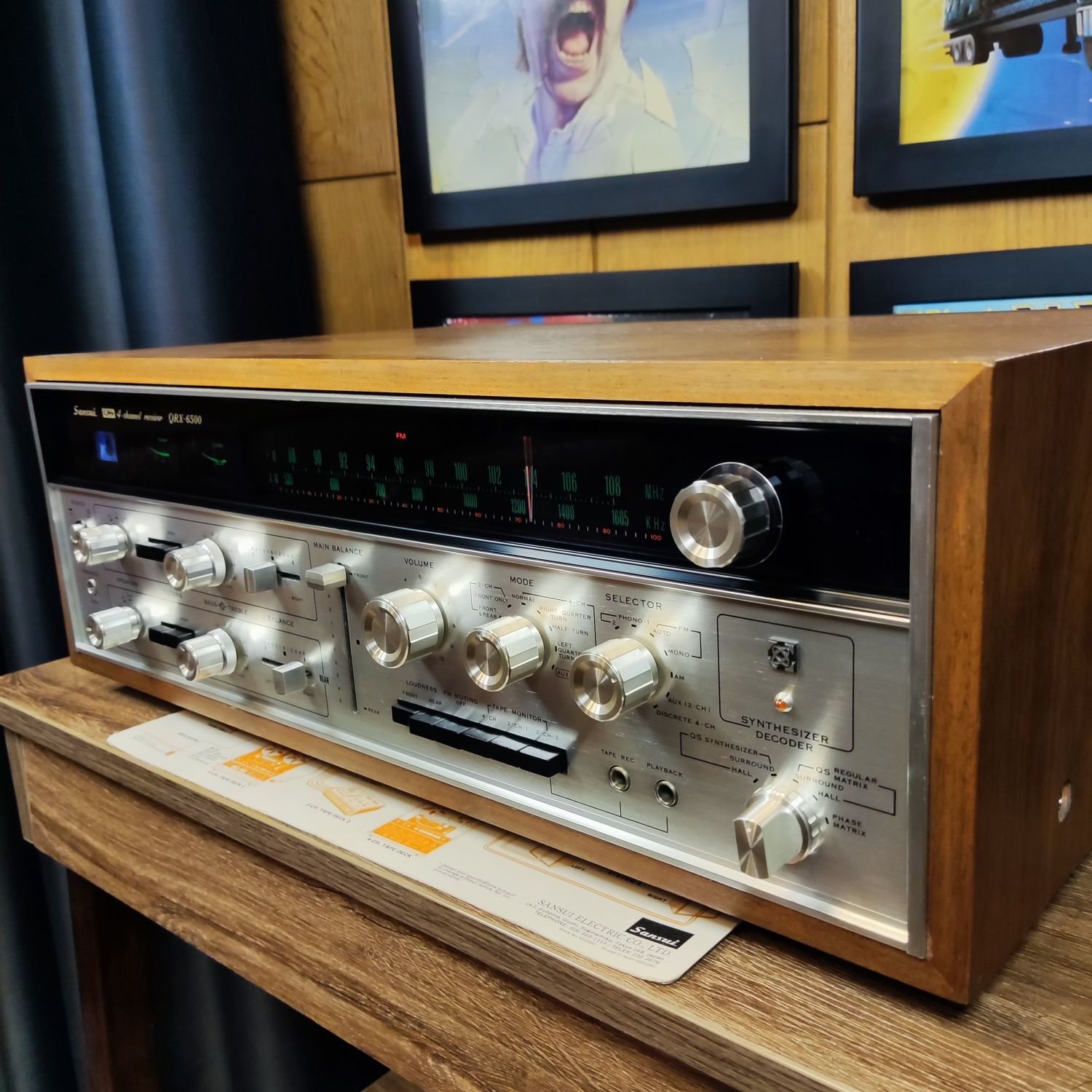 Amplituner Sansui QS 4-channel receiver QRX-6500 QRX 6500 Vintage