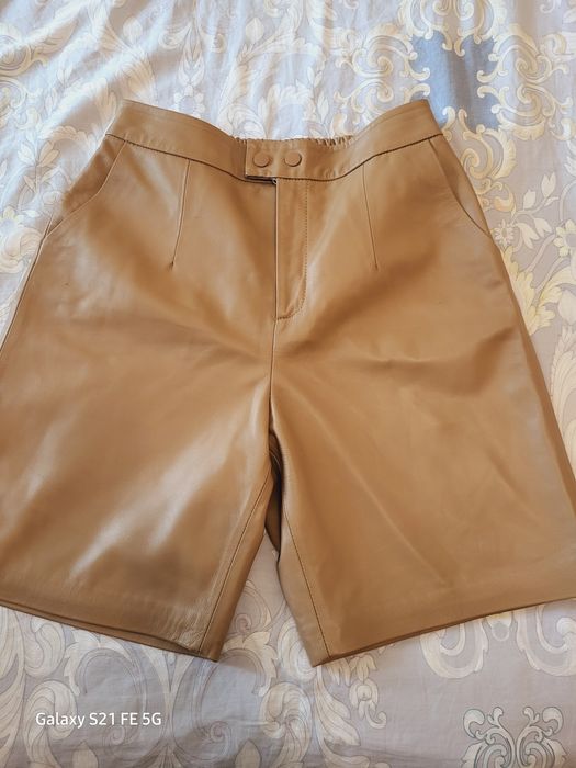 Кожаные шорты 44р