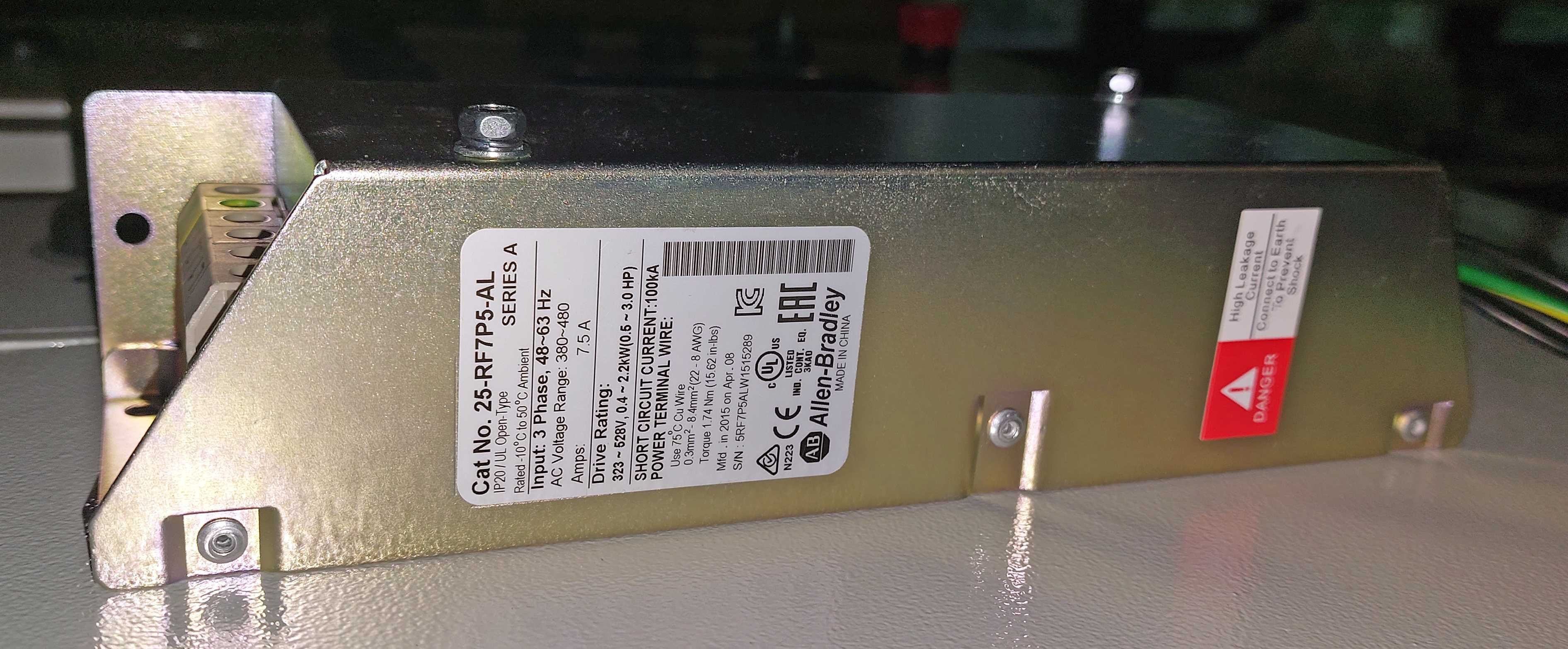 Фільтр живлення 3ф РЧ 0,4-2,2kW Allen Bradley EMI EMC filter