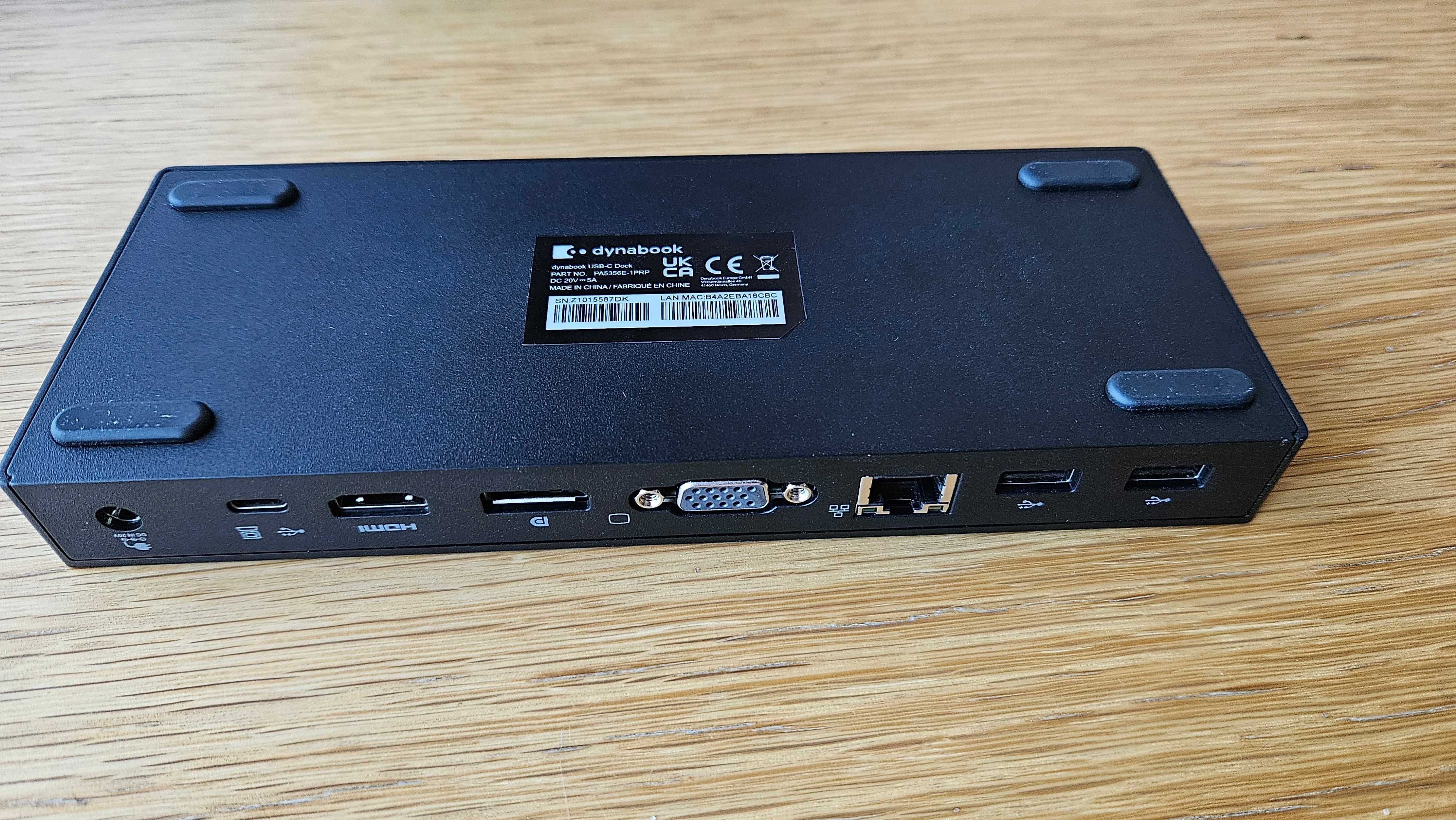 Toshiba Dynabook USB-C dock