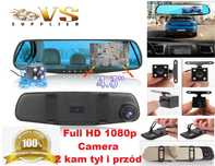 Wideorejestrator jazdy kamera cofania LUSTERKO F-HD