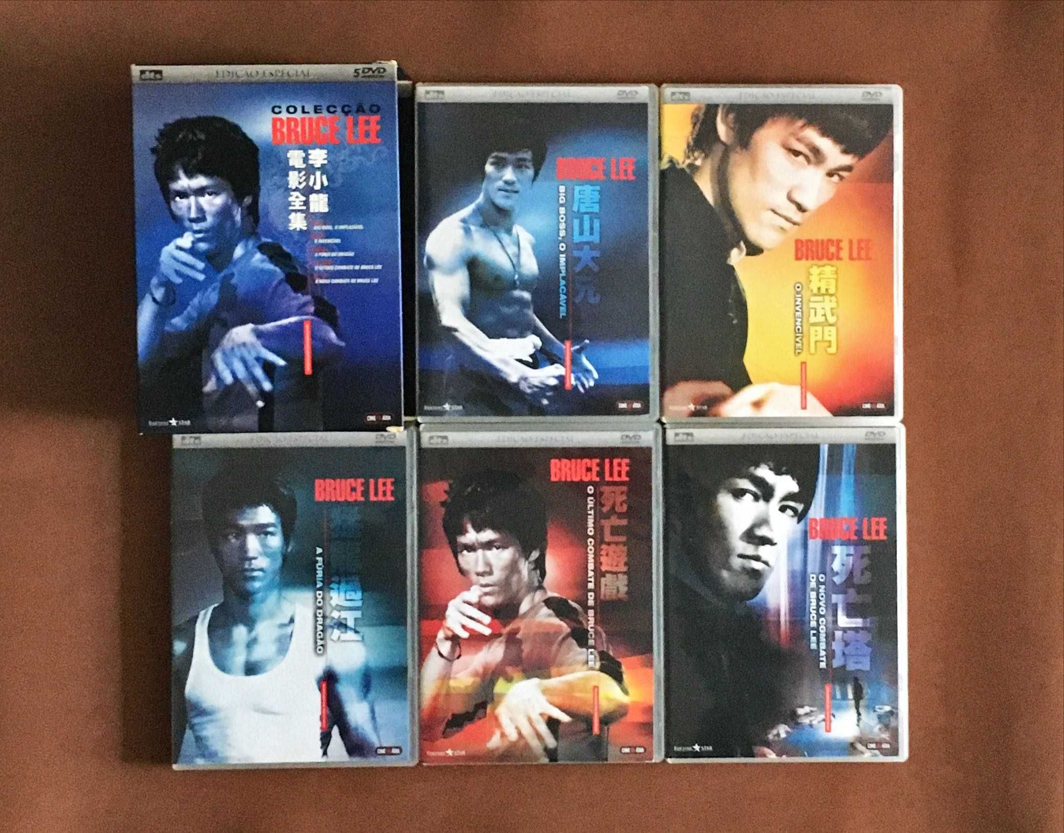 FILME SÉRIE DVD [52€ cada] Bruce Lee Matrix Múmia Padrinho Rocky