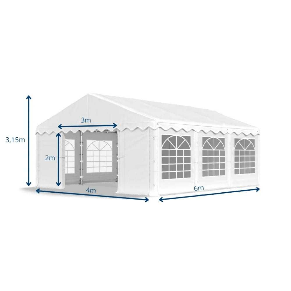 OSTATNIE SZTUKI Namiot imprezowy, namiot letni 4x6m