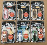 Star Wars coleção de figuras retro x6 figuras na caixa original