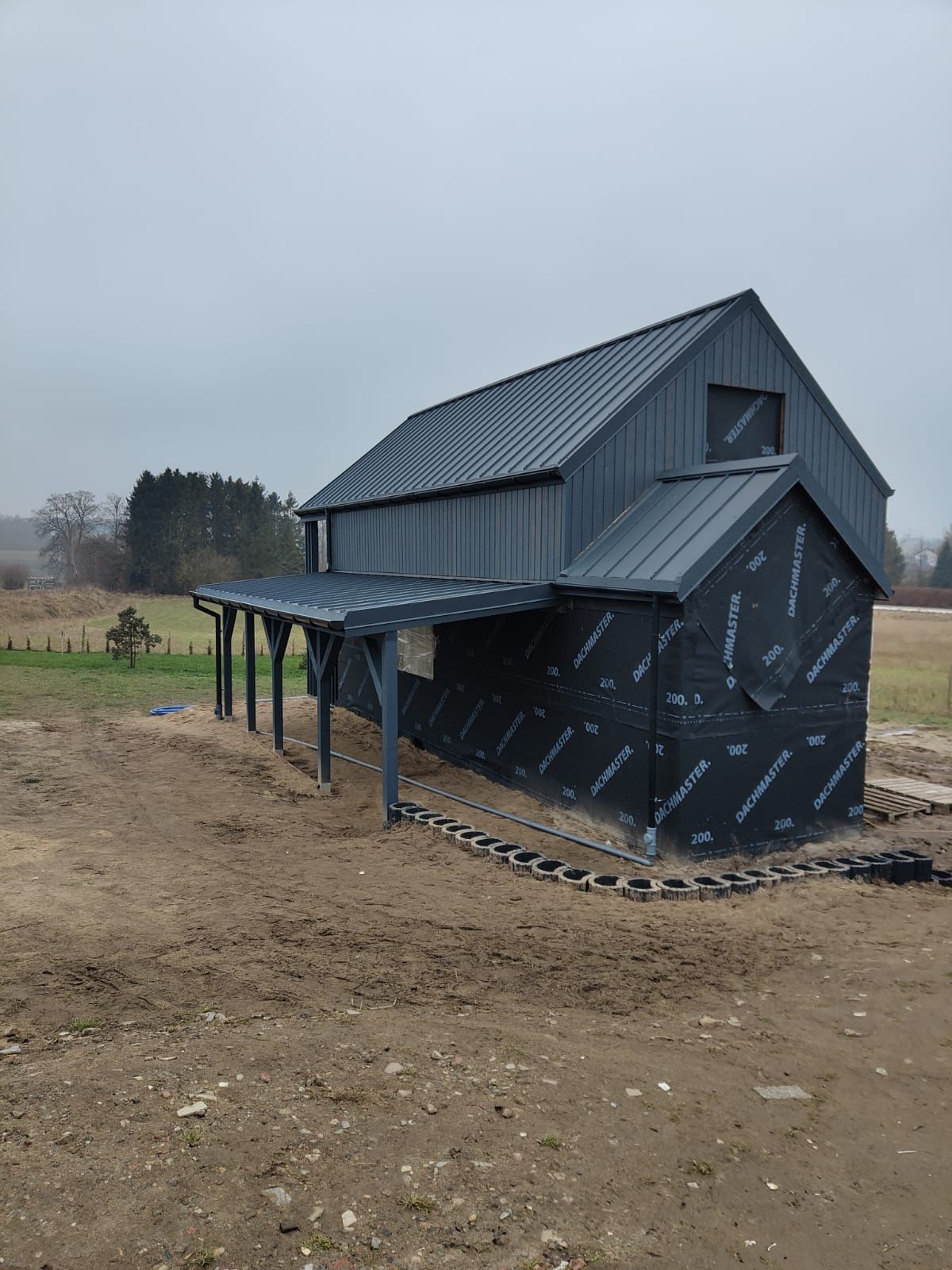 Domek całoroczny "stodoła" 5,5x8