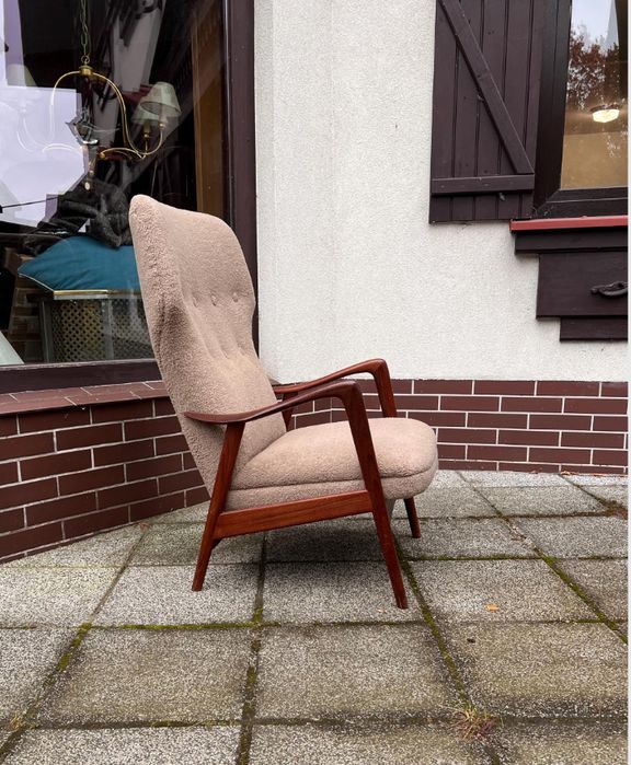 Fotel z odchylanym oparciem A. Lande dla Stokke Fabrikker