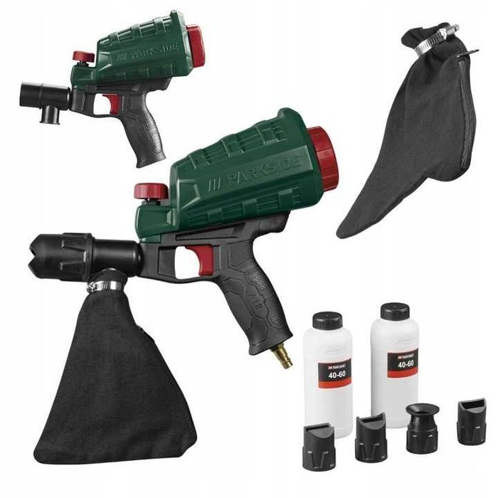 Pistolet do piaskowania pneumatyczny PARKSIDE PDSP 1000 E6 piaskarka