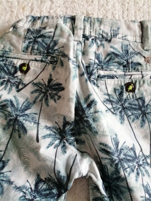 calções alinhados estampados ZARA