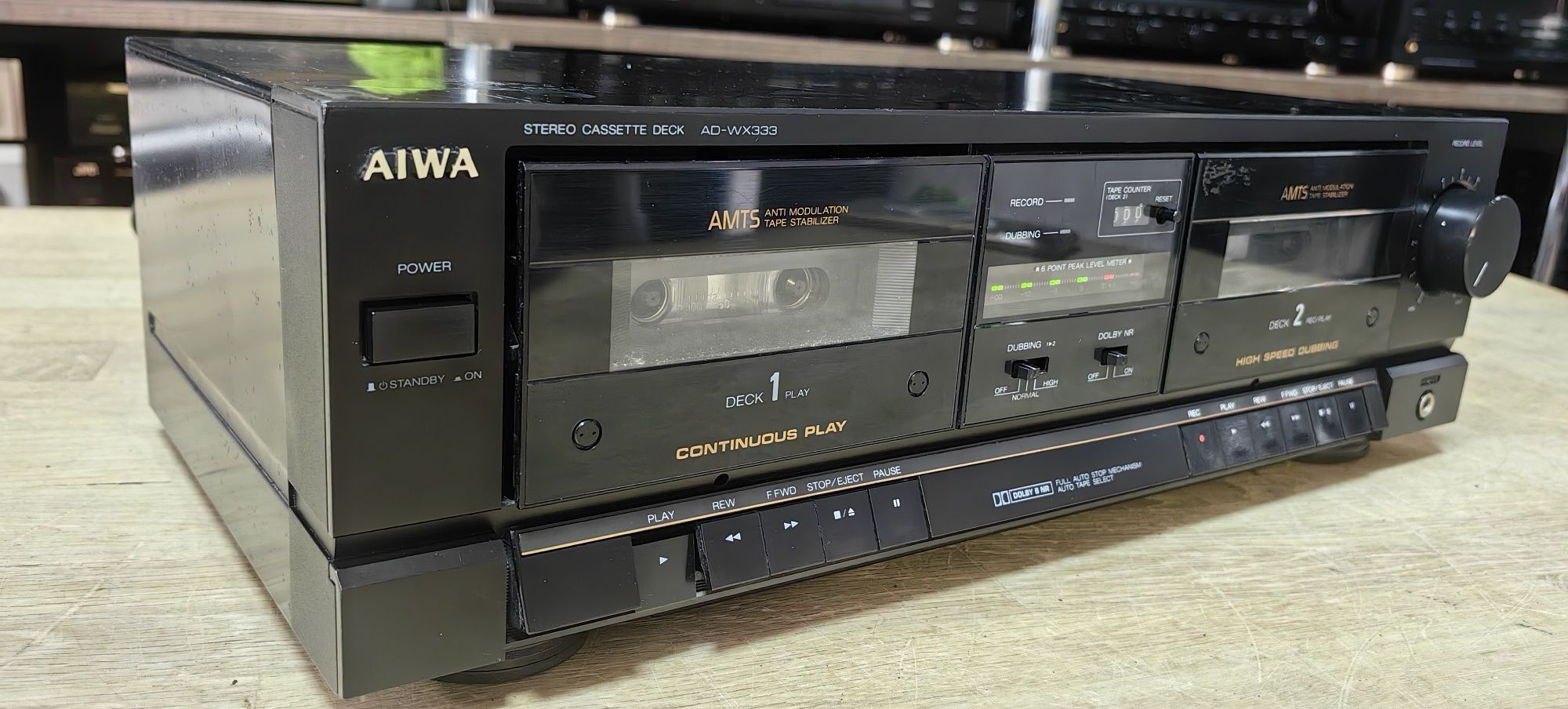 Касетний програвач Aiwa AD-WX333