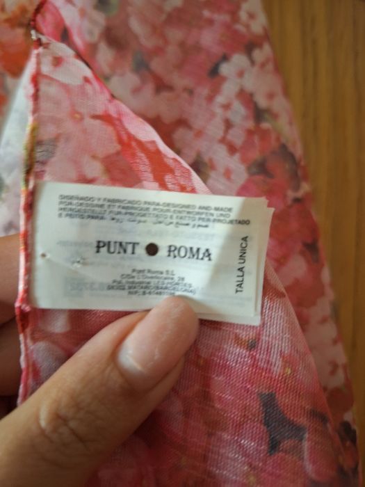 Lenço Florido Punt Roma