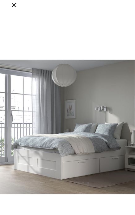 REZERWACJA Łóżko Brimnes IKEA - z materacem gratis
