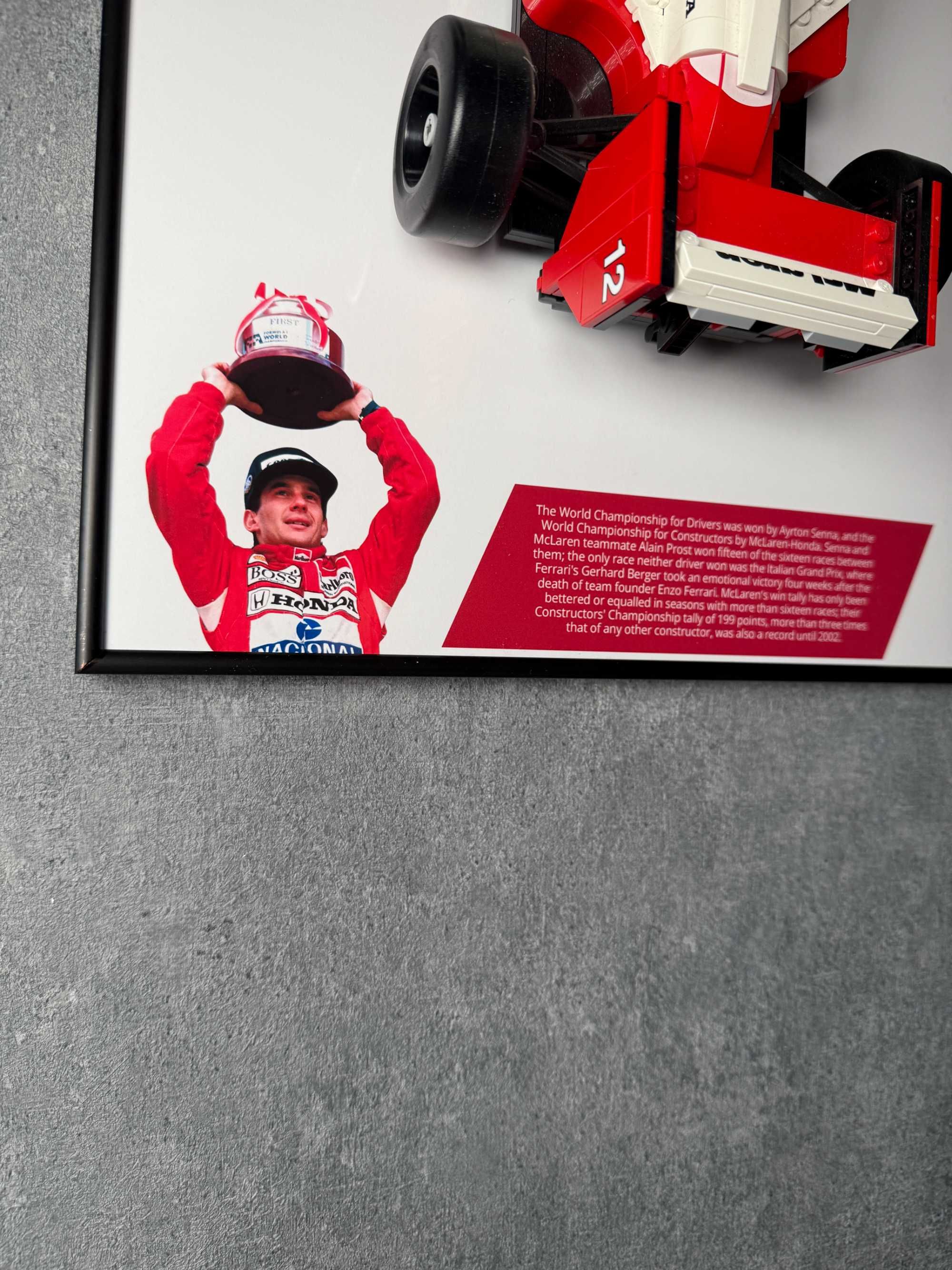 Тримач для LEGO Icons McLaren MP4/4 і Айртон Сенна 10330 Ayrton Senna