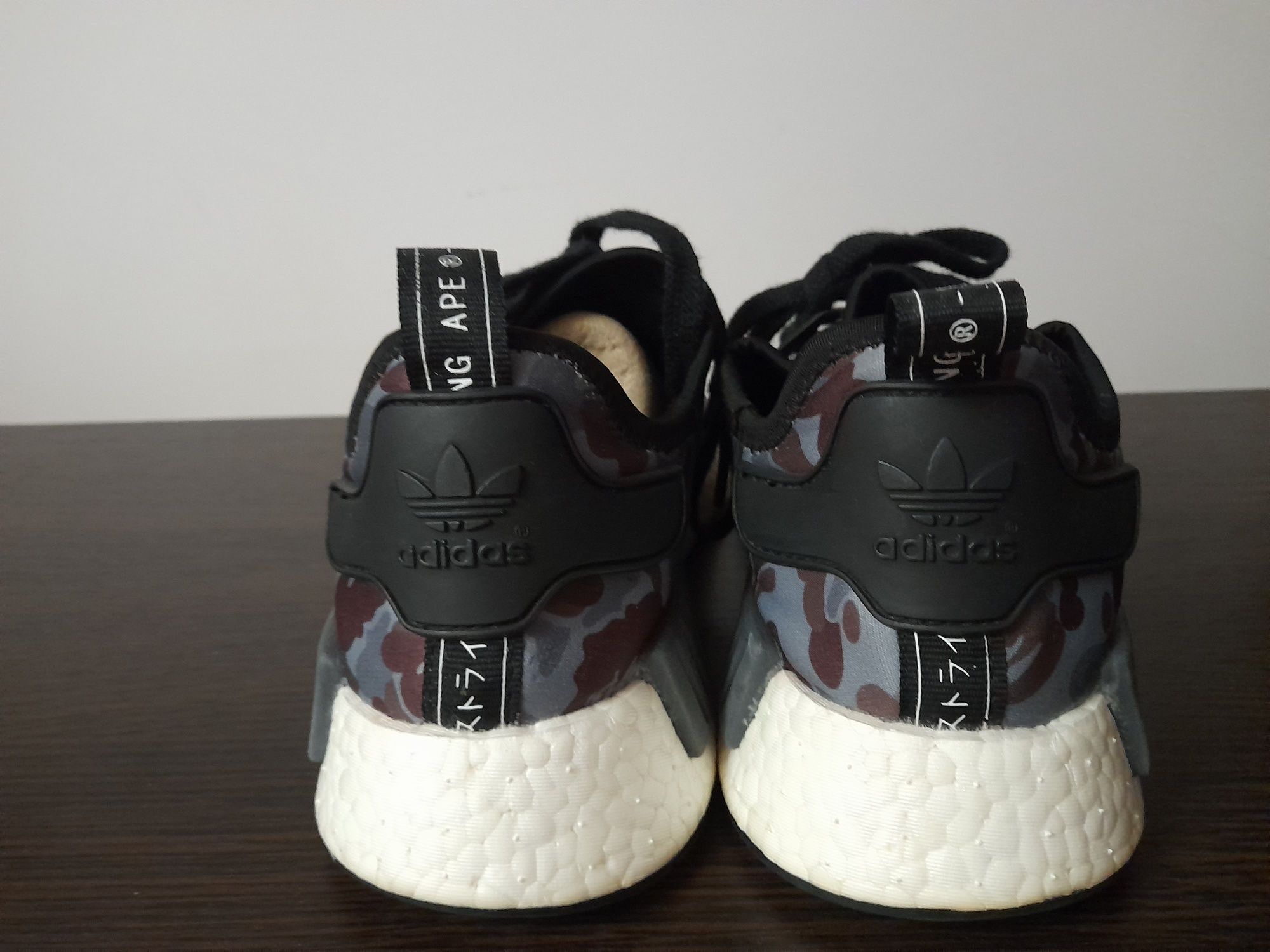 Оригинал кроссовки ADIDAS BAPE NMD_R1 унисекс 40 2/3( 25,5 см )