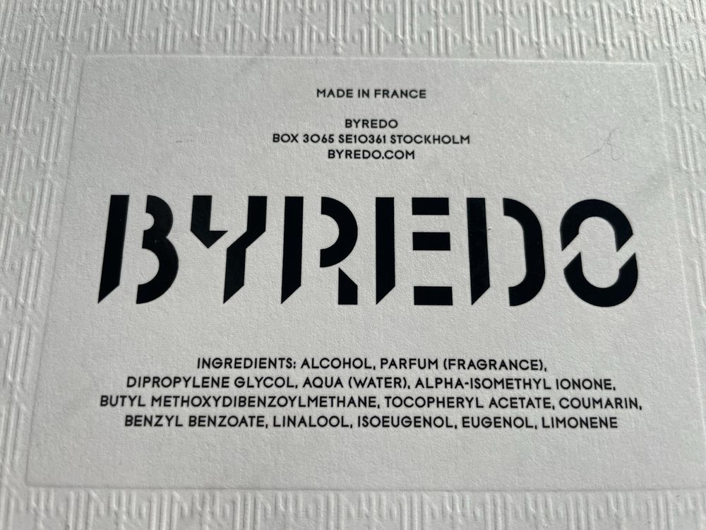 Byredo mumbai noise