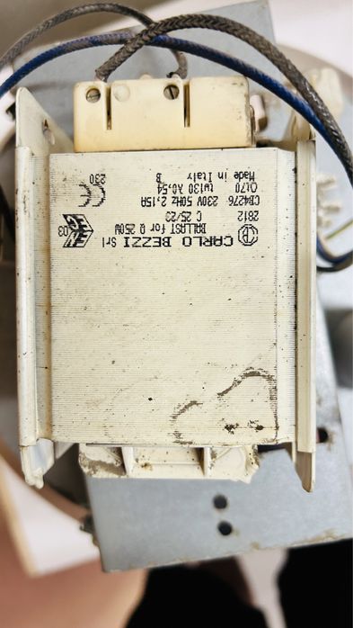 Campânula Industrial com lâmpada