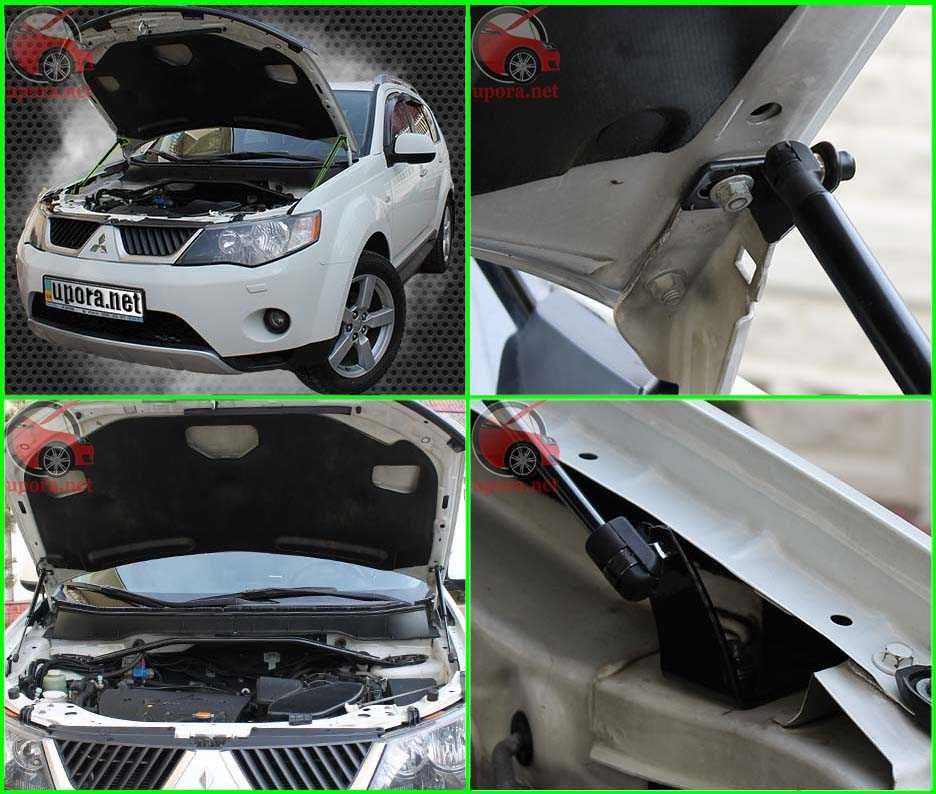 Амортизатор капота / Газовый упор для Mitsubishi Outlander 1, 2, 3, 4