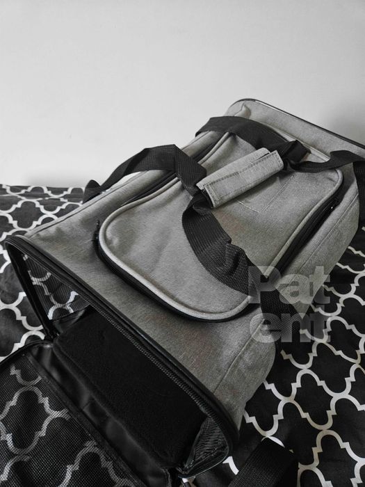 Transporter torba transportowa dla psa kota królika świnki szary