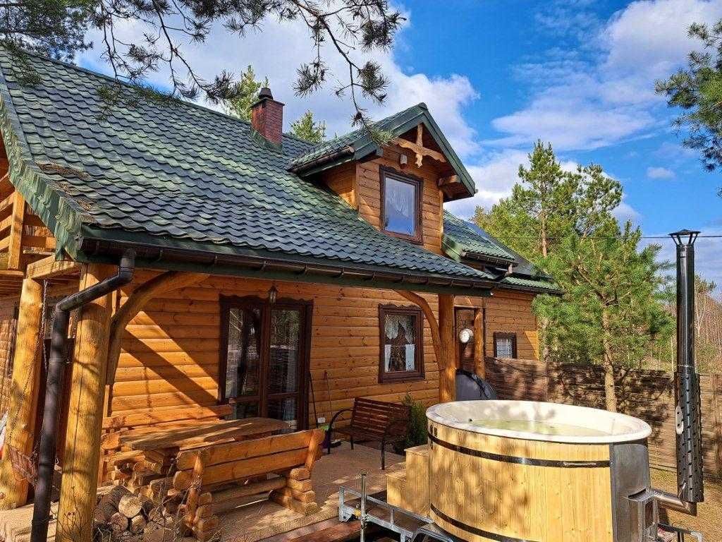 Dom w Puszczy Augustowskiej - balia / jacuzzi - Wakacje - Augustów