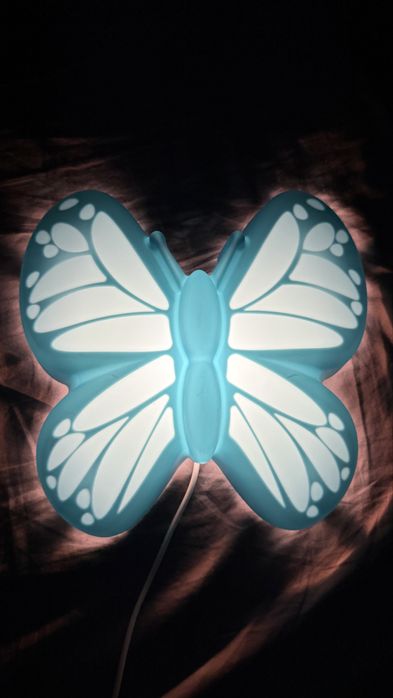 Ikea upplyst lampa led motyl