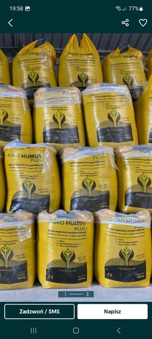 Wapno granulowane kredowe i magnezowe oraz czarna  kreda PRODUCENT
