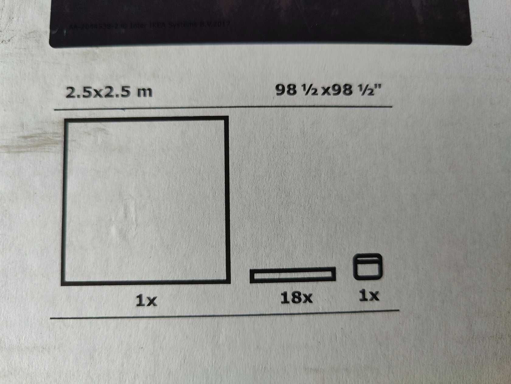Snostorp duży obraz 2.5x2.5 metra 250cm góry las
