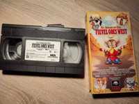 Film dla dzieci, VHS,  Fievel go West , wersja NTSC,   jęz. ang.