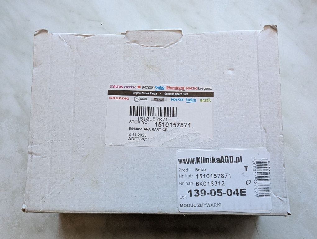 Moduł  sterownik zmywarki Beko MDIN4823AD nowy