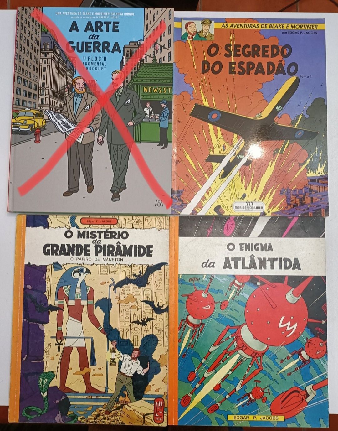 41 Álbuns Blake e Mortimer desde 1964