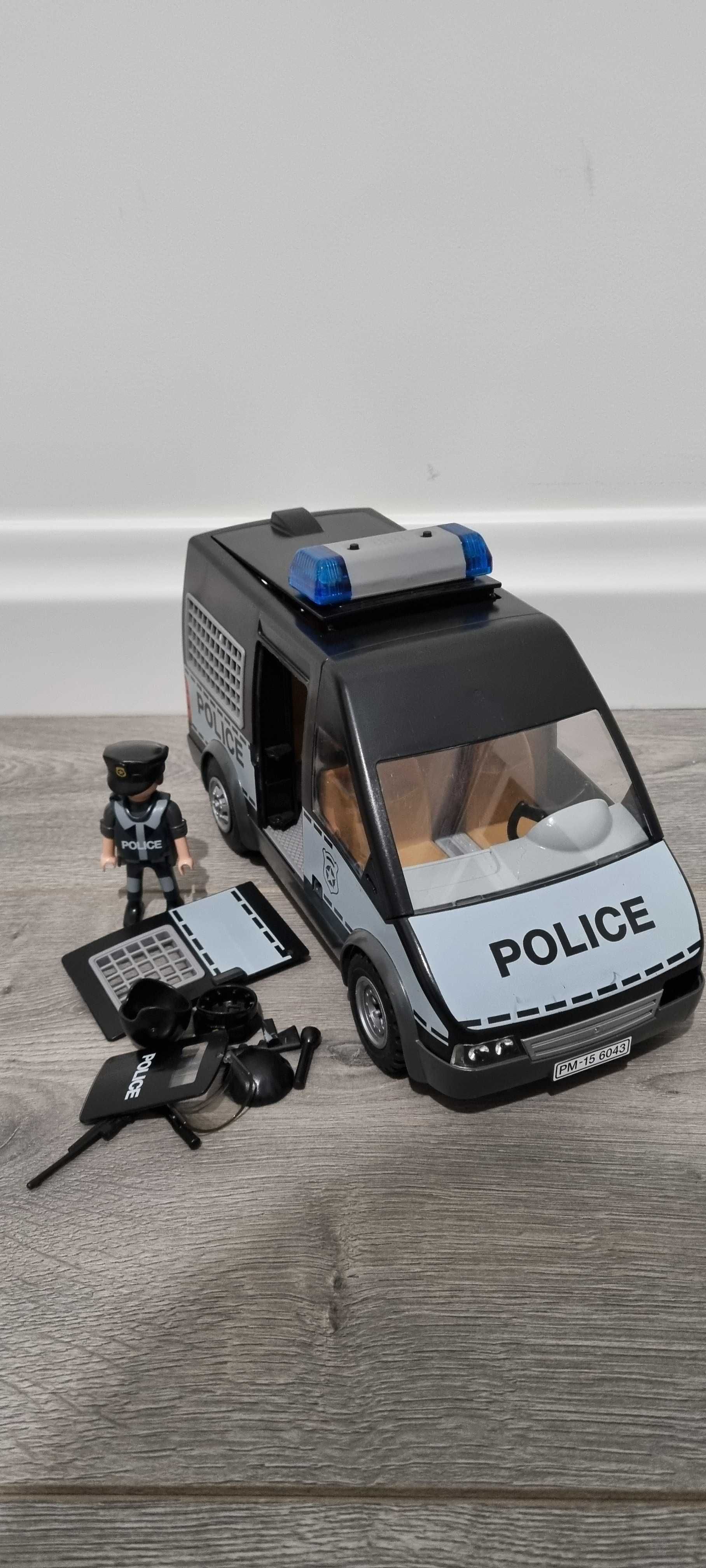Klocki Playmobil City Action, klocki Samochód brygady policyjnej 6043