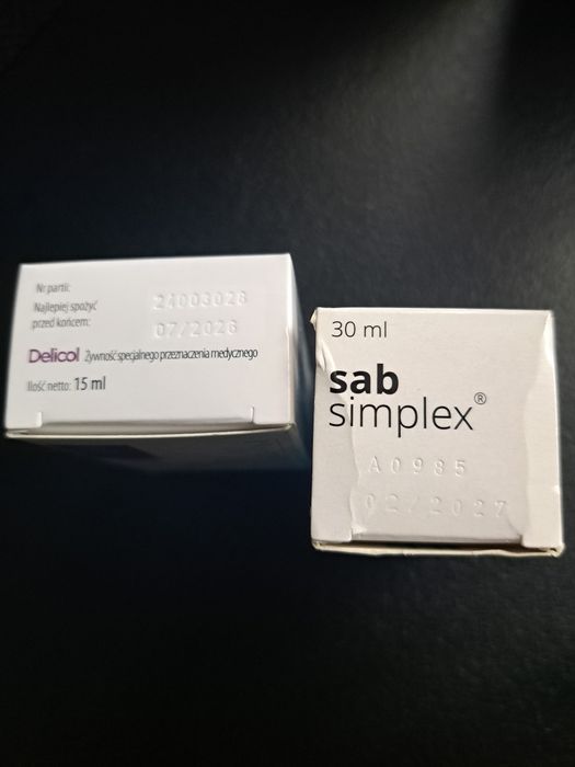 Zestaw kropelek na kolkę dla niemowląt