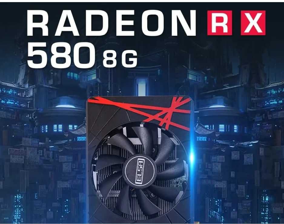 ELSA AMD Radeon RX 580 8 ГБ GDDR5 2048SP 256 бит