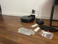 Robot sprzątający XIAOMI Mi Robot Vacuum P, Czarny (okurzanie + mop)