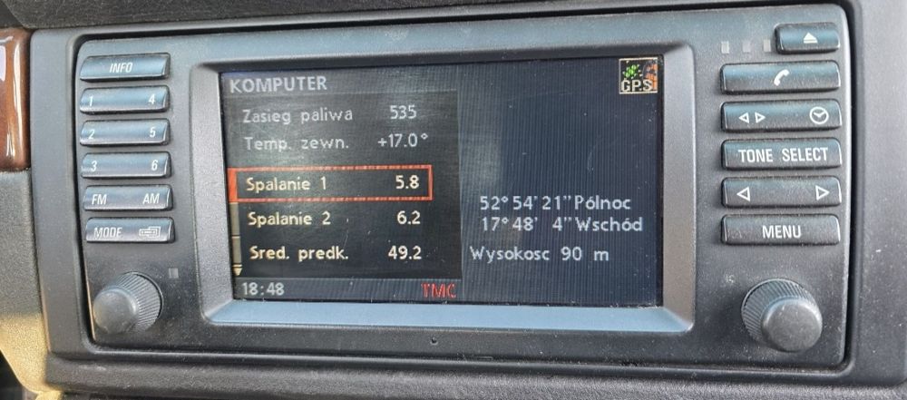 Radio Nawigacja Ekran Navi BMW E39 E38 16:9 4:3 wyświetlacz