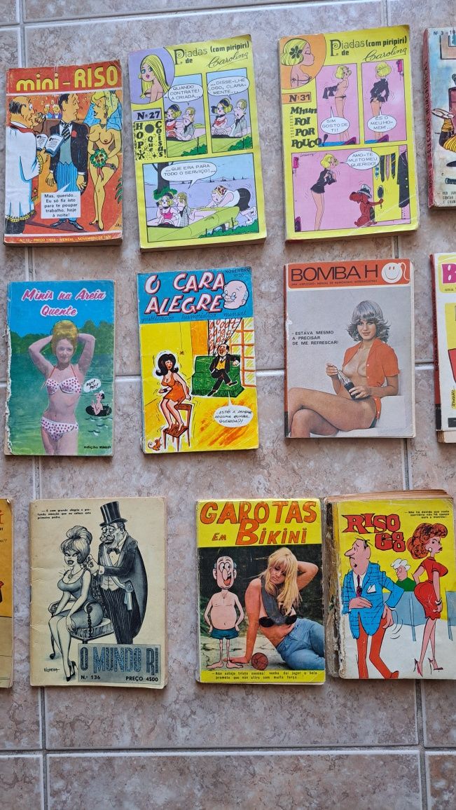 Livros de Humor antigos de banda desenhada