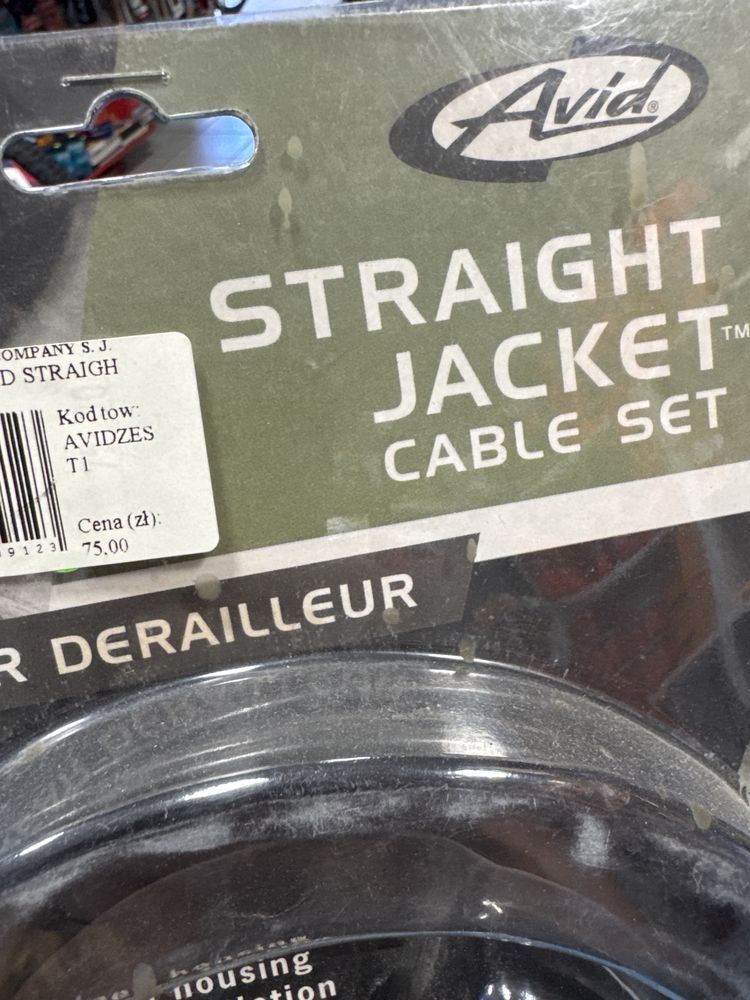 Zestaw pancerzy i linek przerzutki straight jacket avid