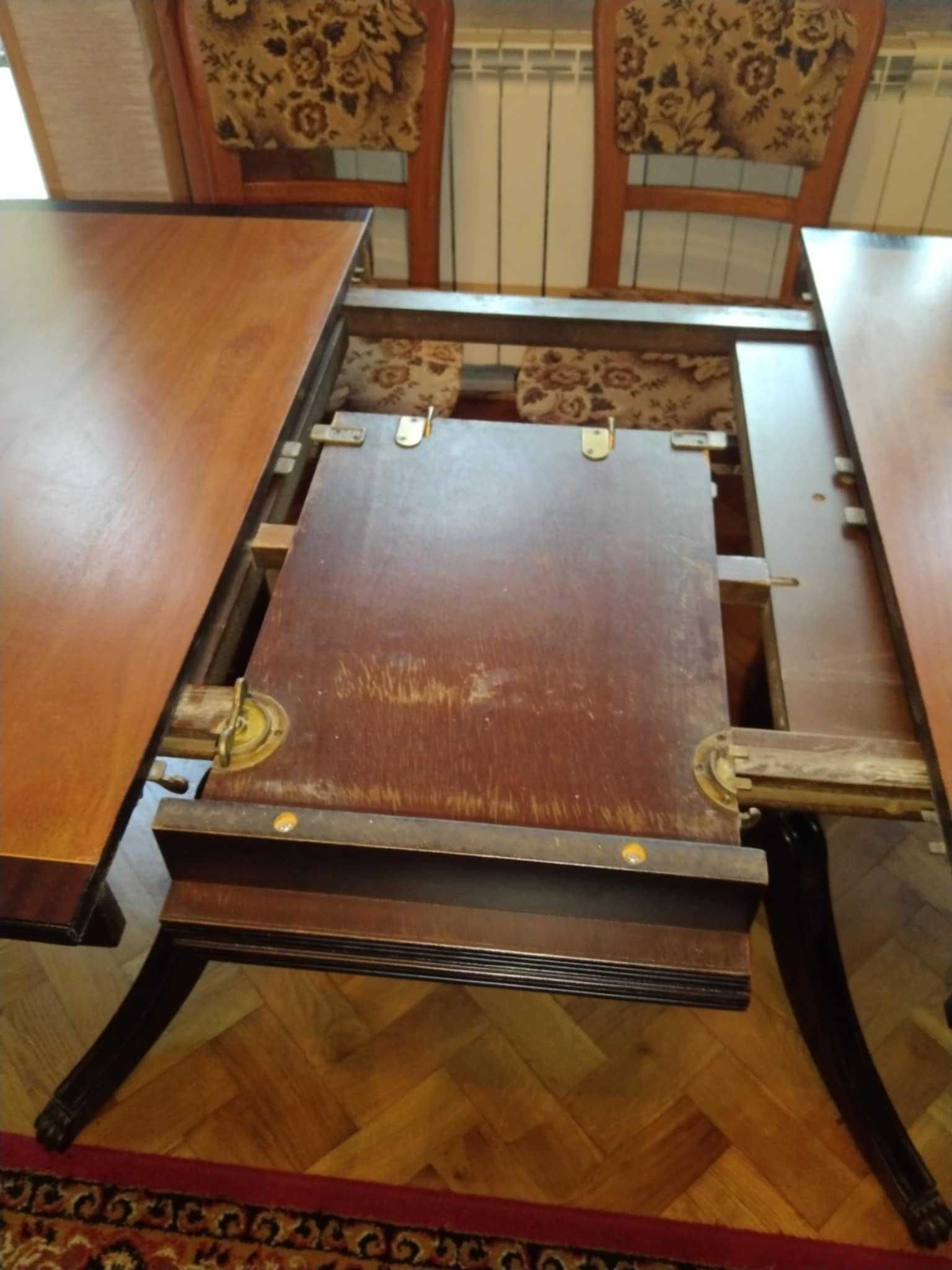 STÓŁ rozkładany do jadalni drewniany