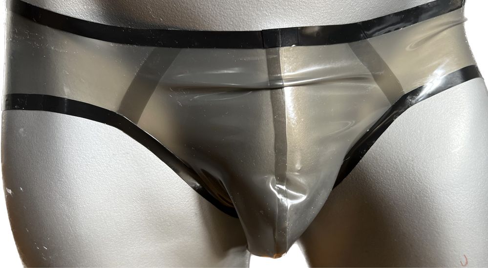 Majtki slipy męskie latex lateks XS-XXXL