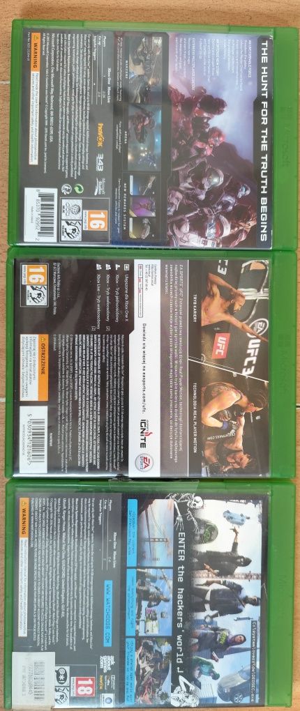 Gry na Xbox one.