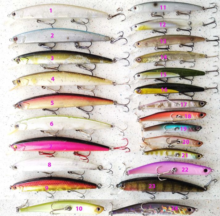 Воблеры OSP Deps Smith FLT Kosadaka Shimano Daiwa