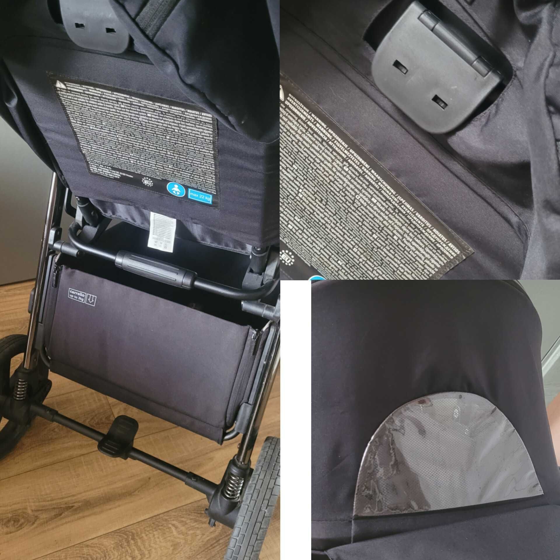 Carrello Bravo Plus 2024 wózek spacerowy do 22kg