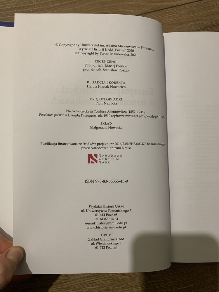 Rzeczpospolita szlachecka we francuskich starodrukach
