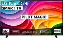 Telewizor LED LG 55NANO82T6B 4K UHD  Smart TV Pilot Magic