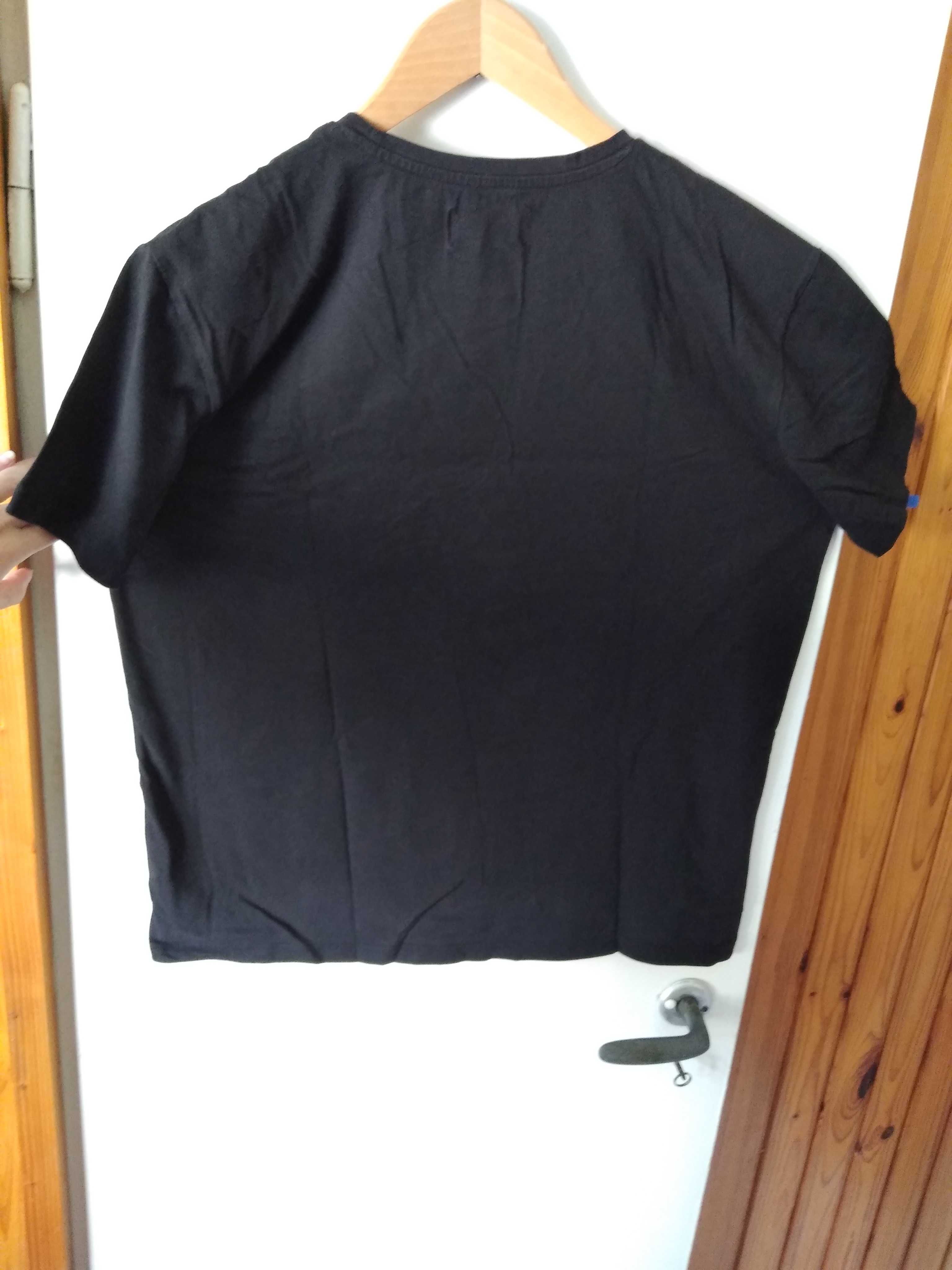 Czarny T-shirt, koszulka męska Reserved rozmiar L **