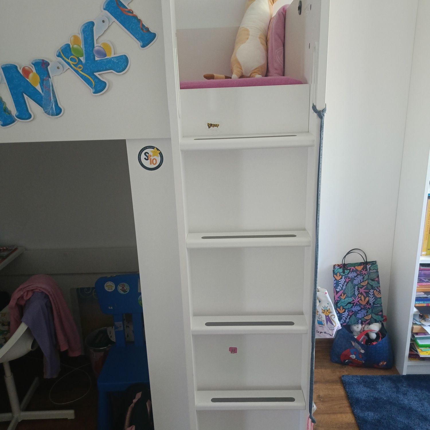 Łòzko pietrowe Ikea jak nowe