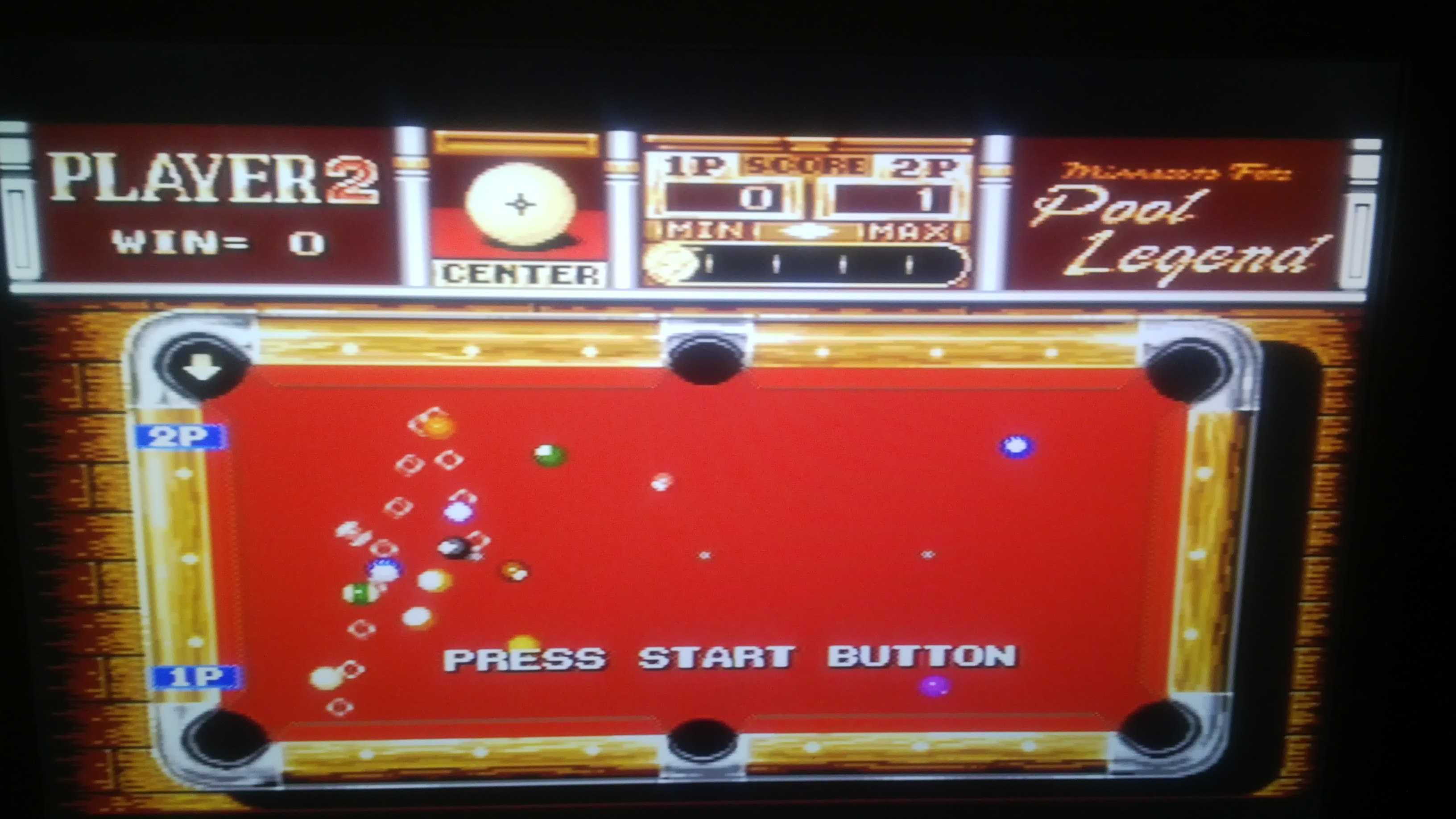 Картридж для приставки Sega 16bit Minesota Fats Pool Legend