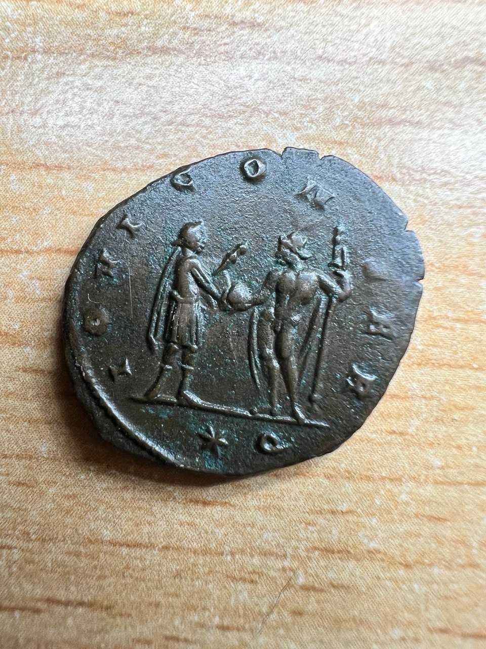 Античная монета. Имп. Аврелиан 270-275г. н.є.
