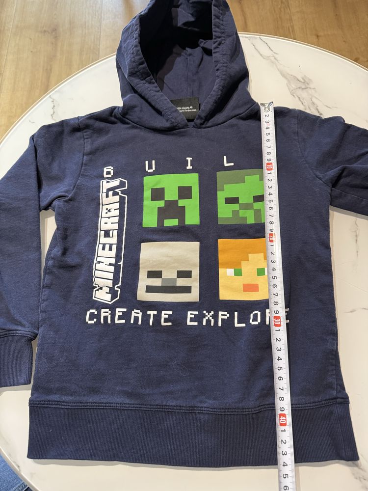 Bluza z kapturem Minecraft 122/128