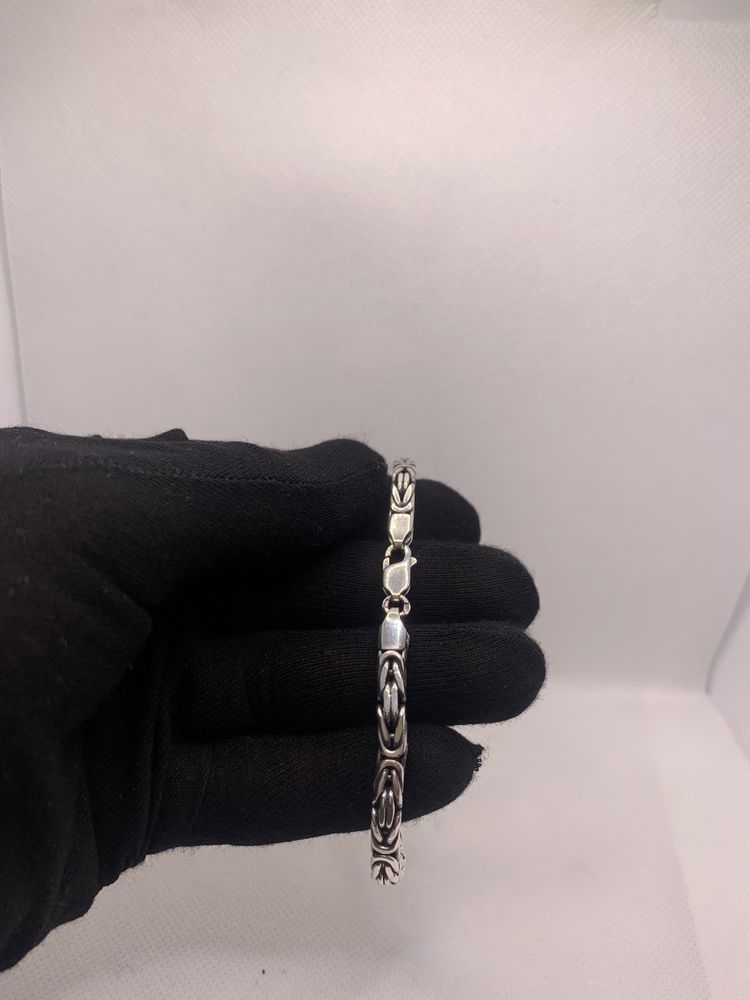 Срібний браслет Лисий хвост 28,8 грам