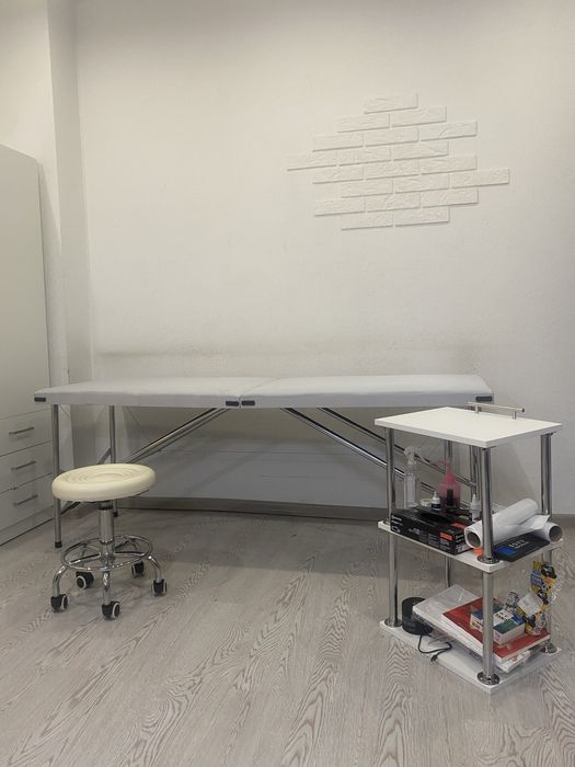 Комплект Кушетка для тату, масажу, перманентного татуажу для майстра